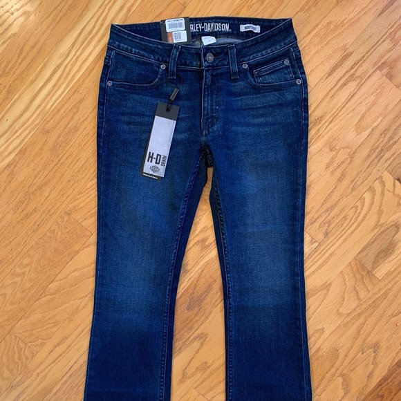 Womens Harley-Davidson Bootcut Jeans - Picture 2 of 3